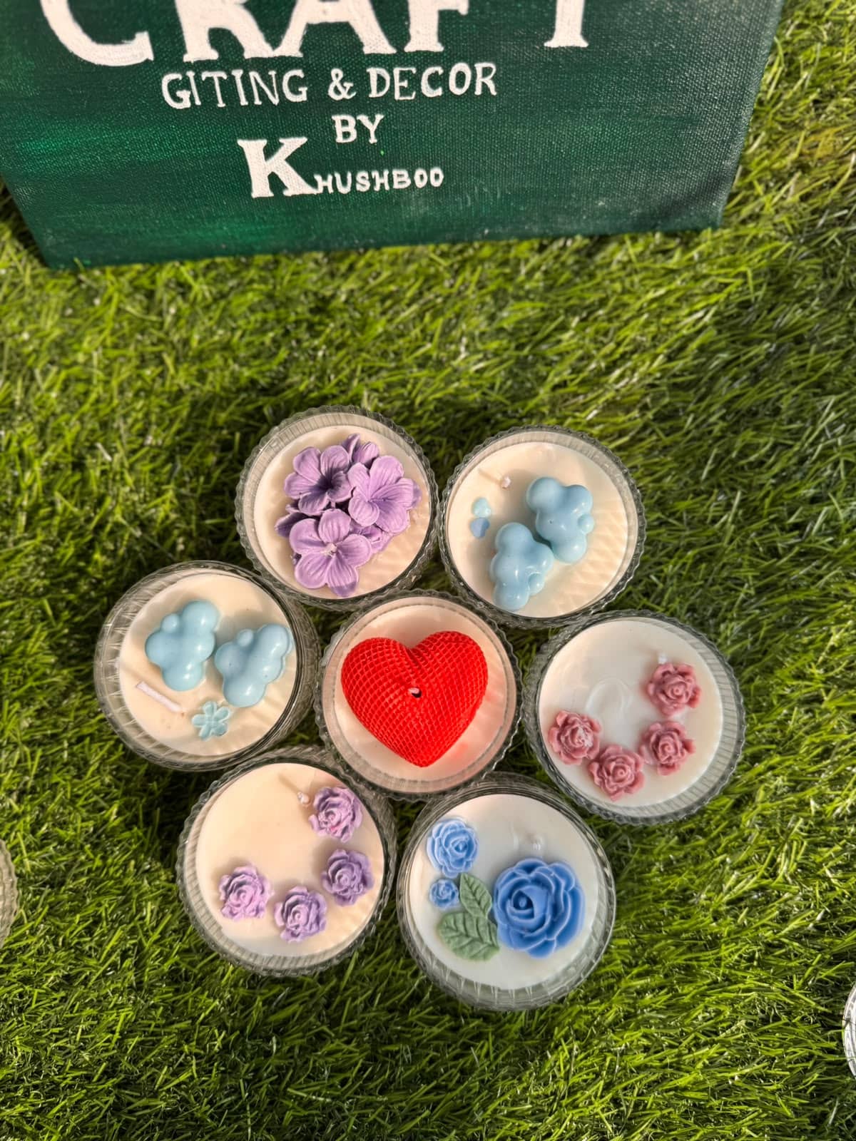 Mini Floral Jar Candle