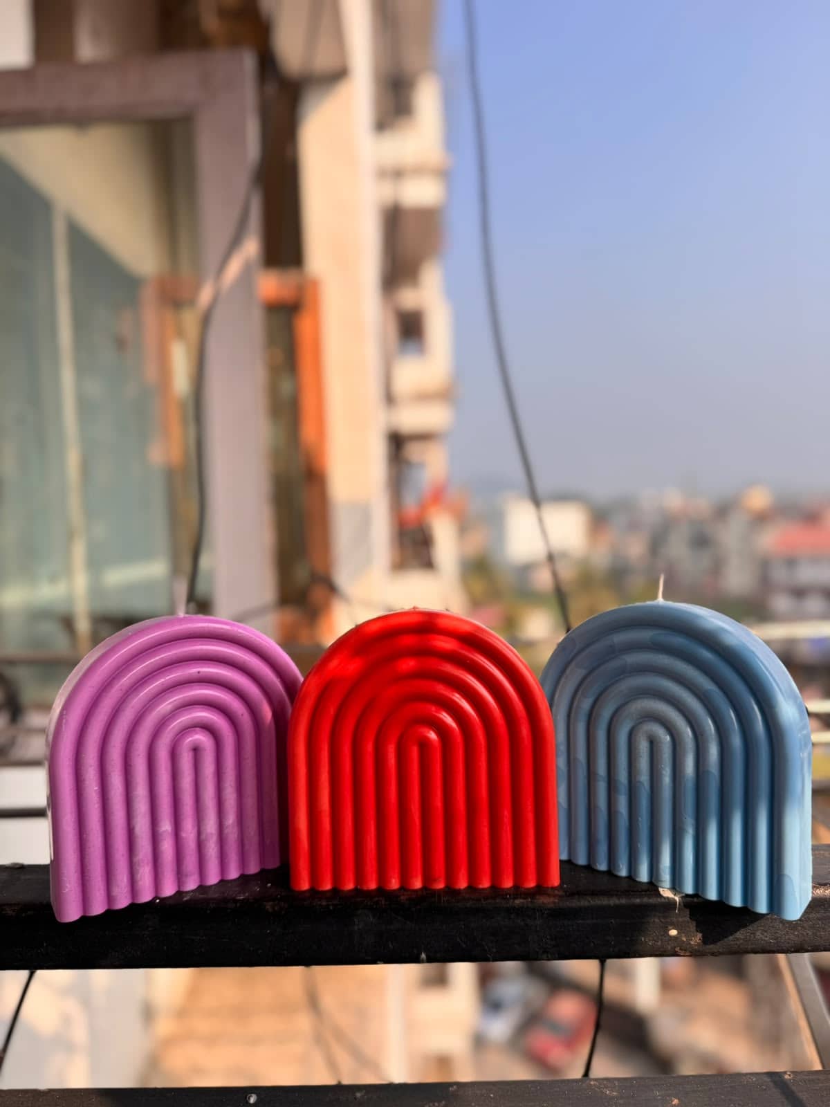Rainbow Arch Candle