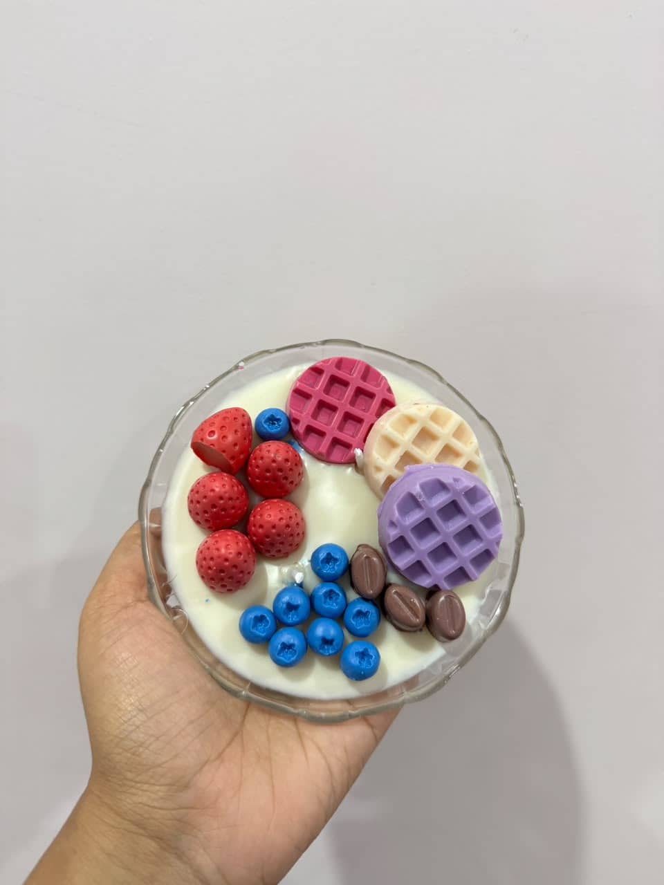 Berry Waffle Bowl Candle